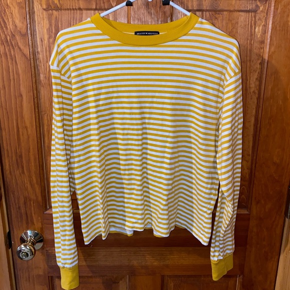 Brandy Melville Tops - Brandy Melville LS Striped Tee